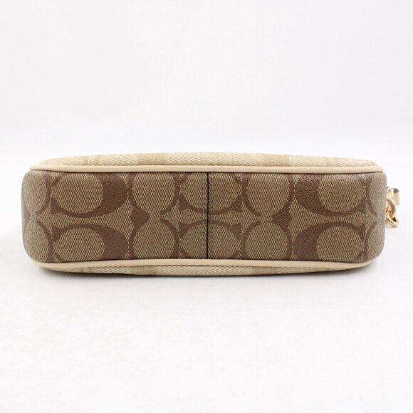 NWT Coach Nolita 19 Bag in Light Khaki/Ivory Multi Blocked Signature Canvas - Picture 5 of 8